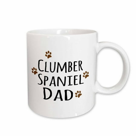 3dRose Clumber Spaniel Dog Dad - Doggie by breed - brown muddy paw prints love - doggy lover - pet owner Ceramic Mug 15-ounce
3dRose Clumber Spaniel Dog Dad - Doggie by breed - brown muddy paw prints love - doggy lover - pet owner Ceramic Mug 15-ounce