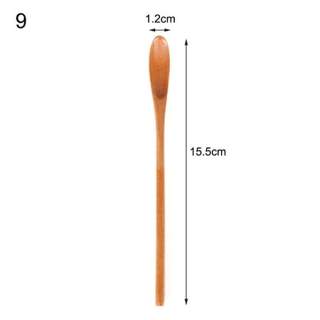 Handmade Rice Soup Kitchen Dining Kids Spoon Desserts Condiment Long Handle Coffee Accessories Wooden Spoon Honey Tea Scoops 9
Handmade Rice Soup Kitchen Dining Kids Spoon Desserts Condiment Long Handle Coffee Accessories Wooden Spoon Honey Tea Scoops 9