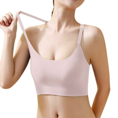 Pgeraug bras for women Beauty Back Underwear Thin Bras Seamless No Steel Ring Bras Push Up Vest Bras underwear women Pink M
Pgeraug bras for women Beauty Back Underwear Thin Bras Seamless No Steel Ring Bras Push Up Vest Bras underwear women Pink M