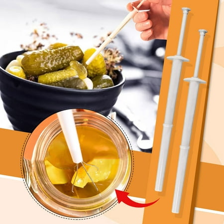 Kitchen Utensils 2PC Stainless Steel And Plastic Deluxe Pickle Pincher Pincher Food Grabbers
Kitchen Utensils 2PC Stainless Steel And Plastic Deluxe Pickle Pincher Pincher Food Grabbers