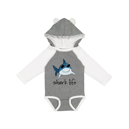 Inktastic Shark Life Fun Shark With Sunglasses Gift Baby Boy or Baby Girl Long Sleeve Bodysuit
Inktastic Shark Life Fun Shark With Sunglasses Gift Baby Boy or Baby Girl Long Sleeve Bodysuit