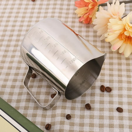 Handheld Milk Jug Stainless Steel Modern Design Milk Frothing Jug For Barista Cappuccino Making
Handheld Milk Jug Stainless Steel Modern Design Milk Frothing Jug For Barista Cappuccino Making
