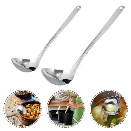 Oil Colander 2pcs Oil Filter Scoop Stainless Steel Filtering Spoon Oil Separator Scoop for Home
Oil Colander 2pcs Oil Filter Scoop Stainless Steel Filtering Spoon Oil Separator Scoop for Home