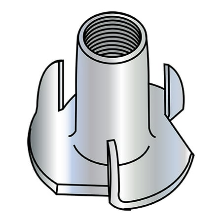 1/4-20X7/16 3 Prong Tee Nut Zinc (Pack Qty 2 000) BC-1407NT3