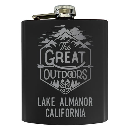 Lake Almanor California Laser Engraved Explore the Outdoors Souvenir 7 oz Stainless Steel 7 oz Flask Black
Lake Almanor California Laser Engraved Explore the Outdoors Souvenir 7 oz Stainless Steel 7 oz Flask Black