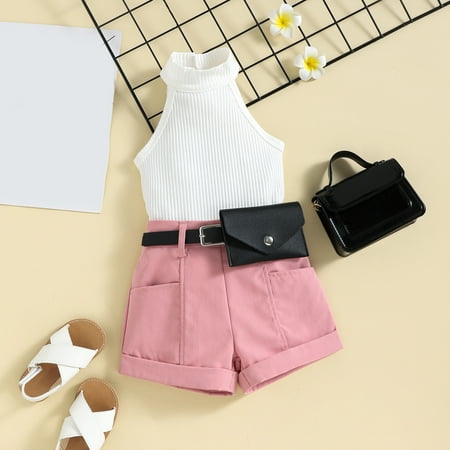 kpoplk Outfits Toddler Baby Girls Summer Outfits Short Sleeve Sassy T-Shirt Top Leopard Flared Pants Clothes Set(Pink)
kpoplk Outfits Toddler Baby Girls Summer Outfits Short Sleeve Sassy T-Shirt Top Leopard Flared Pants Clothes Set(Pink)
