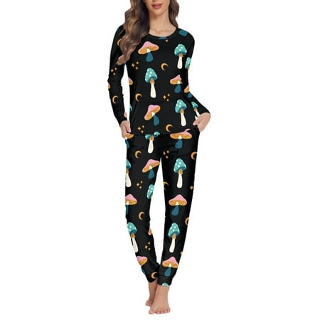 Renewold Pajamas for Women Cartoon Mushrooms Moon Print Pajamas Set Cozy Up Lightweight Sleepwear Winter Night Sleep Gift for Ladies Nightwear Size 6XL
Renewold Pajamas for Women Cartoon Mushrooms Moon Print Pajamas Set Cozy Up Lightweight Sleepwear Winter Night Sleep Gift for Ladies Nightwear Size 6XL