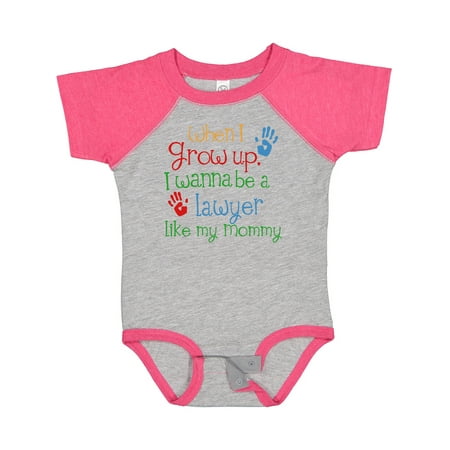 Inktastic Lawyer Like Mommy Gift Baby Boy or Baby Girl Bodysuit
