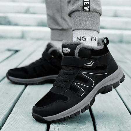 ZXHACSJ Unisex Plus Velvet Warm Outdoor Walking Shoes Non-Slip Wear-Resistant Black 42
ZXHACSJ Unisex Plus Velvet Warm Outdoor Walking Shoes Non-Slip Wear-Resistant Black 42