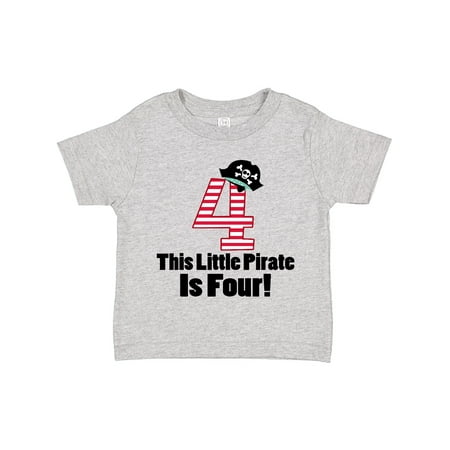 Inktastic Pirate 4th Birthday Party Gift Toddler Boy or Toddler Girl T-Shirt
Inktastic Pirate 4th Birthday Party Gift Toddler Boy or Toddler Girl T-Shirt