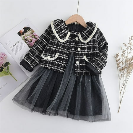 Gauze Skirt Toddler Girls Outfits Sleeveless Princess Dress Long Sleeve Plaid Coat Clothes Spring Summer Cute Casual Cartoon Fashion Outwear Streetwear Vocation Sets
Gauze Skirt Toddler Girls Outfits Sleeveless Princess Dress Long Sleeve Plaid Coat Clothes Spring Summer Cute Casual Cartoon Fashion Outwear Streetwear Vocation Sets