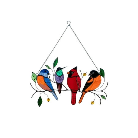 ASCZOV On A Wire Charm Wall Pendant Office Window Panel Living Room Stained Glass Bird
ASCZOV On A Wire Charm Wall Pendant Office Window Panel Living Room Stained Glass Bird