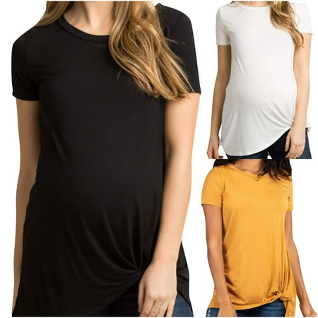 Tejiojio Maternity/Labor/Nursing Clothing Clearance Pregnant Women Clothes Short-sleeved Solid Color Irregular Hem Loose T-shirt
Tejiojio Maternity/Labor/Nursing Clothing Clearance Pregnant Women Clothes Short-sleeved Solid Color Irregular Hem Loose T-shirt