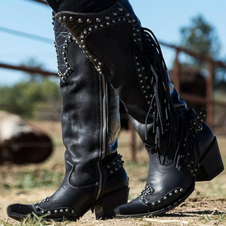 Zedker Boots For Women Fall Boots Women Boots Winter Tassels Chunky Heels Zipper Slip On Retro Ladies Footwear Casual Shoes Chunky Boots For Women
Zedker Boots For Women Fall Boots Women Boots Winter Tassels Chunky Heels Zipper Slip On Retro Ladies Footwear Casual Shoes Chunky Boots For Women
