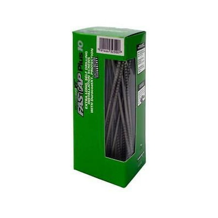 Fastap Plus No. 10 S X 3-3/4 in. L Phillips DuracoatXT Wood Screws 17 oz 50 pk
