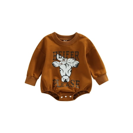 Eyicmarn Baby Boy Girl Romper Long Sleeve Letters Print Casual Fall Spring Short Crotch Button Jumpsuit
Eyicmarn Baby Boy Girl Romper Long Sleeve Letters Print Casual Fall Spring Short Crotch Button Jumpsuit