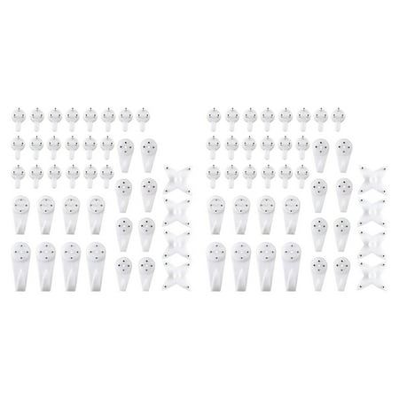 80Pcs Invisible Nail Screws Wall Hooks Picture Hangers Traceless Photo Hook Function Picture Painting Frame Hanger
80Pcs Invisible Nail Screws Wall Hooks Picture Hangers Traceless Photo Hook Function Picture Painting Frame Hanger