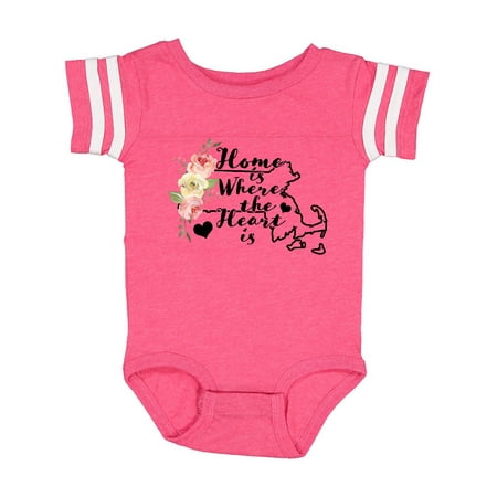 Inktastic Massachusetts Home is Where The Heart is with Watercolor Floral Gift Baby Girl Bodysuit
Inktastic Massachusetts Home is Where The Heart is with Watercolor Floral Gift Baby Girl Bodysuit