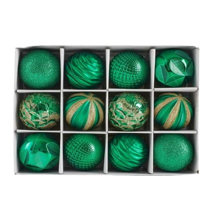 CHXonu 12pcs Christmas Decoration Set Green Painted Christmas With Strings Suitable For Christmas Tree Festival Wedding Party And Home Shatterproof Christmas Tree Or Sky Color Stain Glass Car Hanging
CHXonu 12pcs Christmas Decoration Set Green Painted Christmas With Strings Suitable For Christmas Tree Festival Wedding Party And Home Shatterproof Christmas Tree Or Sky Color Stain Glass Car Hanging