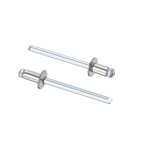 Uxcell 4mm Diameter 6mm Grip Length Silver Tone 304 Stainless Steel Blind Rivets 25 Pack
Uxcell 4mm Diameter 6mm Grip Length Silver Tone 304 Stainless Steel Blind Rivets 25 Pack