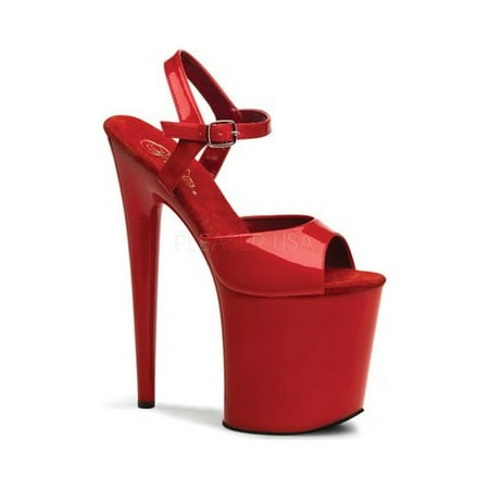 Women s Pleaser Flamingo 809 Ankle Strap Platform Sandal