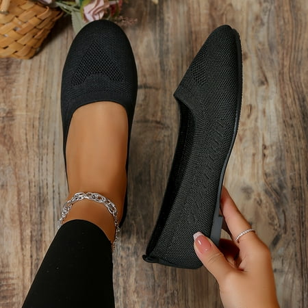 Women s Solid Color Slip On Shoes Casual Walking Shoes Knitted Ballet Flats Lightweight Breathable Solid Color Slip On Shoes Casual Walking Shoes
Women s Solid Color Slip On Shoes Casual Walking Shoes Knitted Ballet Flats Lightweight Breathable Solid Color Slip On Shoes Casual Walking Shoes