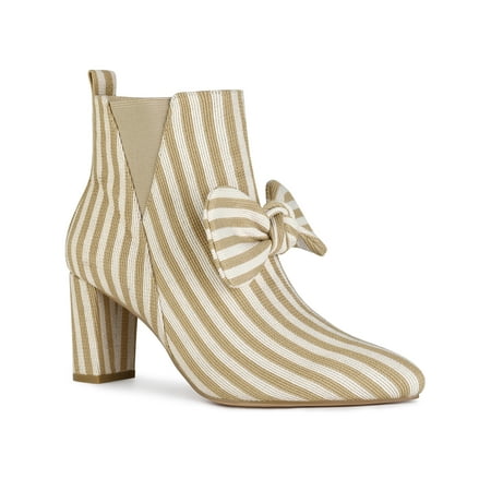 Unique Bargains Women s Pointed Toe Bow Striped Chunky Heels Side Zip Ankle Boots
Unique Bargains Women s Pointed Toe Bow Striped Chunky Heels Side Zip Ankle Boots