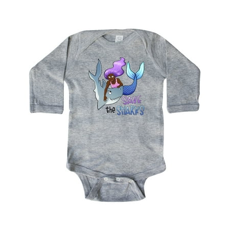 Inktastic Save the Sharks- Mermaid Gift Baby Boy or Baby Girl Long Sleeve Bodysuit
Inktastic Save the Sharks- Mermaid Gift Baby Boy or Baby Girl Long Sleeve Bodysuit