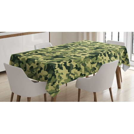 Ambesonne Camouflage Tablecloth Rectangular Table Cover Pale Clothing Motif 60 x90 Green Yellow
Ambesonne Camouflage Tablecloth Rectangular Table Cover Pale Clothing Motif 60 x90 Green Yellow