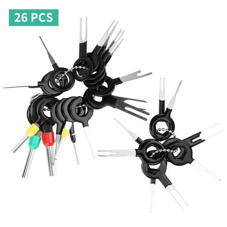 Yedhsi Tools Tool Box Tool Organizer 26PC Wire Terminal Removal Tool Car Electrical Wiring Crimp Connector Pin Kit
Yedhsi Tools Tool Box Tool Organizer 26PC Wire Terminal Removal Tool Car Electrical Wiring Crimp Connector Pin Kit