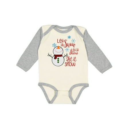Inktastic Christmas Let it Snow Cute Snow Man with Snowflakes Gift Baby Boy or Baby Girl Long Sleeve Bodysuit
Inktastic Christmas Let it Snow Cute Snow Man with Snowflakes Gift Baby Boy or Baby Girl Long Sleeve Bodysuit