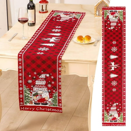 Christmas Merry Christmas Table Runner Tablecloth Fabric Table Decoration For Indoor Outdoor Restaurant Wedding Table Party Decoration
Christmas Merry Christmas Table Runner Tablecloth Fabric Table Decoration For Indoor Outdoor Restaurant Wedding Table Party Decoration