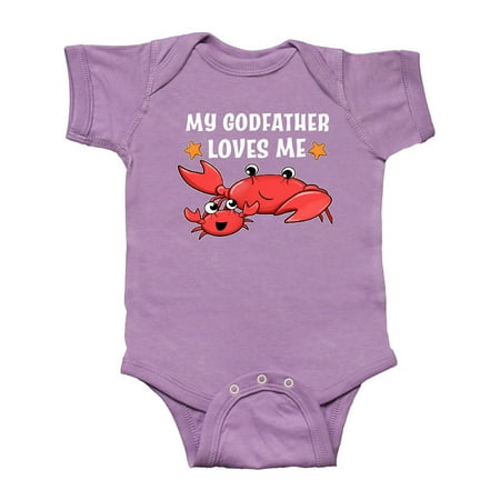 Inktastic My Godfather Loves Me- cute crab family Gift Baby Boy or Baby Girl Bodysuit
Inktastic My Godfather Loves Me- cute crab family Gift Baby Boy or Baby Girl Bodysuit