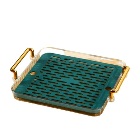Citystores Serving Tray Hollow Draining Board Nordic Style Water Cup Coffee Mug Storage Shelf for Office Dark Green
Citystores Serving Tray Hollow Draining Board Nordic Style Water Cup Coffee Mug Storage Shelf for Office Dark Green