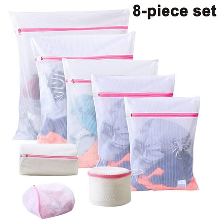 8Pcs Mesh Laundry Bags for Delicates with Premium Zipper Travel Storage Organize Bag Clothing Washing Bags for Laundry Blouse Bra Hosiery Stocking Underwear
8Pcs Mesh Laundry Bags for Delicates with Premium Zipper Travel Storage Organize Bag Clothing Washing Bags for Laundry Blouse Bra Hosiery Stocking Underwear