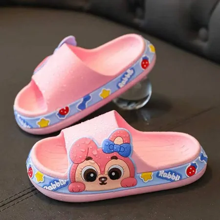 POKUJChildren‘s Non-slip Cartoon Animal Slippers Shoes