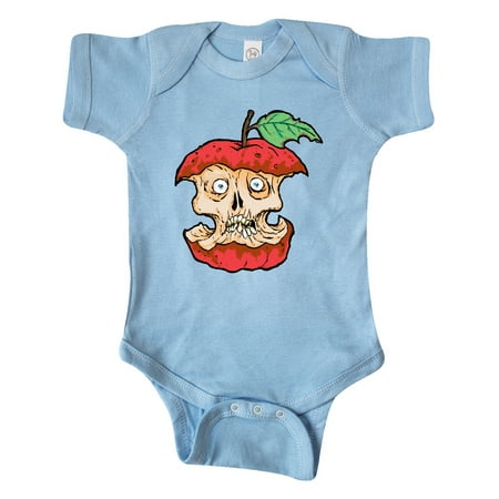 Inktastic Horrified Zombie Apple Gift Baby Boy or Baby Girl Bodysuit