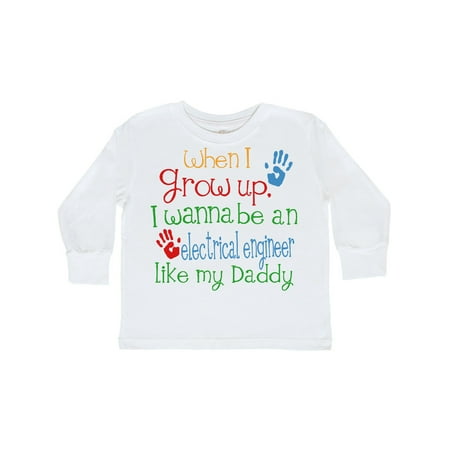 Inktastic Electrical Engineer like Daddy Gift Toddler Boy or Toddler Girl Long Sleeve T-Shirt
Inktastic Electrical Engineer like Daddy Gift Toddler Boy or Toddler Girl Long Sleeve T-Shirt