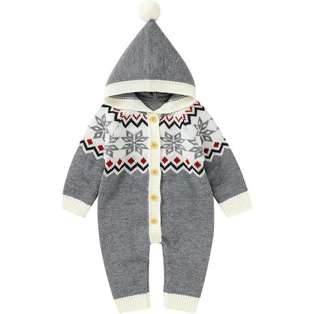 PIKADINGNIS Unisex Baby Girl Boy Christmas Outfits Cartoon Printed Long Sleeve Knited Sweater Romper Jumpsuit Warm Winter Clothes
PIKADINGNIS Unisex Baby Girl Boy Christmas Outfits Cartoon Printed Long Sleeve Knited Sweater Romper Jumpsuit Warm Winter Clothes