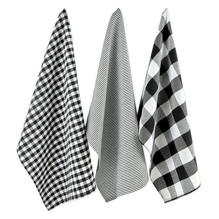 Black/White Dishtowel Set