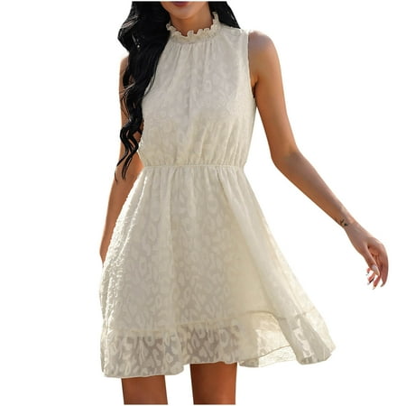 Wedding Guest Dresses for Women Prom Dress Women s Summer Trendy Crew Neck Sleeveless Chiffon Lace Leisure Dress Summer Savings Clearance 2022 Sundresses for Women Corset Dress Beige M
Wedding Guest Dresses for Women Prom Dress Women s Summer Trendy Crew Neck Sleeveless Chiffon Lace Leisure Dress Summer Savings Clearance 2022 Sundresses for Women Corset Dress Beige M