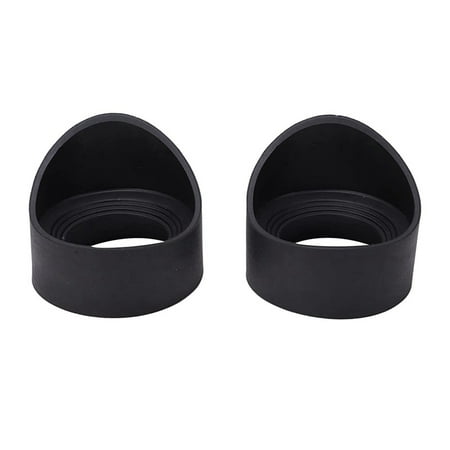2Pcs Rubber Eyepiece Eye 27Mm Collapsible Eye Guards Cups for Microscope Eyepieces Monoculars and Binoculars