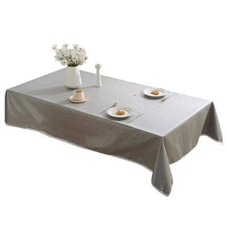 Tablecloths For Rectangle Tables Solid Color Tablecloth With Lace Trim Waterproof Oilproof Wrinkle Free Washable No Pilling Table Covers For Dining Room Kitchen -Grey-90x135cm(35.4x53 )
Tablecloths For Rectangle Tables Solid Color Tablecloth With Lace Trim Waterproof Oilproof Wrinkle Free Washable No Pilling Table Covers For Dining Room Kitchen -Grey-90x135cm(35.4x53 )