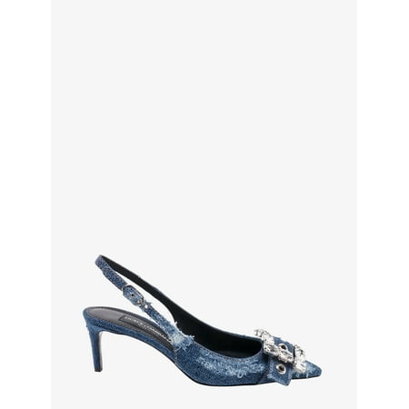 DOLCE & GABBANA SLINGBACK WOMAN Blue PUMPS