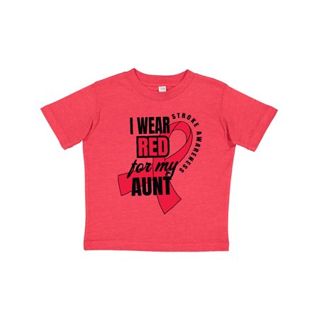 Inktastic I Wear Red For My Aunt Stroke Awareness Gift Toddler Boy or Toddler Girl T-Shirt
Inktastic I Wear Red For My Aunt Stroke Awareness Gift Toddler Boy or Toddler Girl T-Shirt