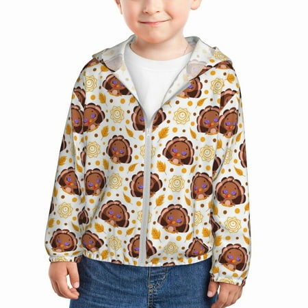 Vsdgher Fall Turkey Kids Sun Protection Hoodie with Zip Rash Guard Tops Children s Long Sleeve Sun Protection Clothing - 4 Years
Vsdgher Fall Turkey Kids Sun Protection Hoodie with Zip Rash Guard Tops Children s Long Sleeve Sun Protection Clothing - 4 Years