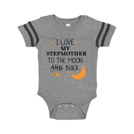 Inktastic I Love My Stepmother To The Moon and Back Gift Baby Boy or Baby Girl Bodysuit 
Inktastic I Love My Stepmother To The Moon and Back Gift Baby Boy or Baby Girl Bodysuit