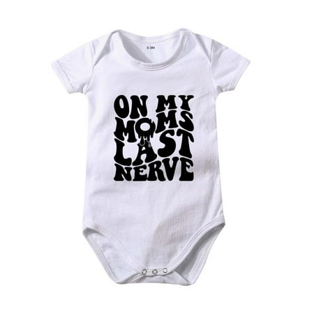 Leutsin Baby Toddler Boys and Girls Cotton outfits Short Sleeve Romper Letter Jumpsuit Bodysuit(0-24 Months)
Leutsin Baby Toddler Boys and Girls Cotton outfits Short Sleeve Romper Letter Jumpsuit Bodysuit(0-24 Months)