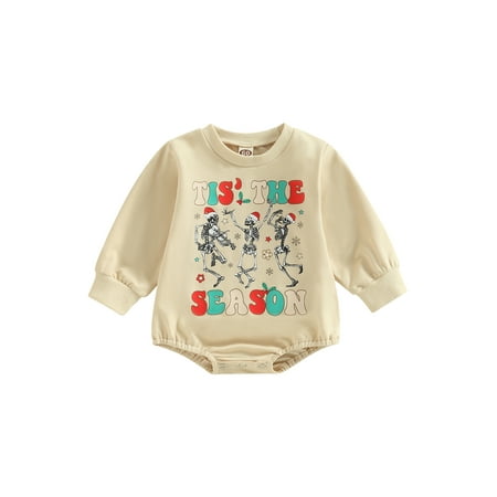 Meihuida Newborn Baby Christmas Romper Cute Cartoon Letter Print Long Sleeve Round Neck Bodysuit
Meihuida Newborn Baby Christmas Romper Cute Cartoon Letter Print Long Sleeve Round Neck Bodysuit