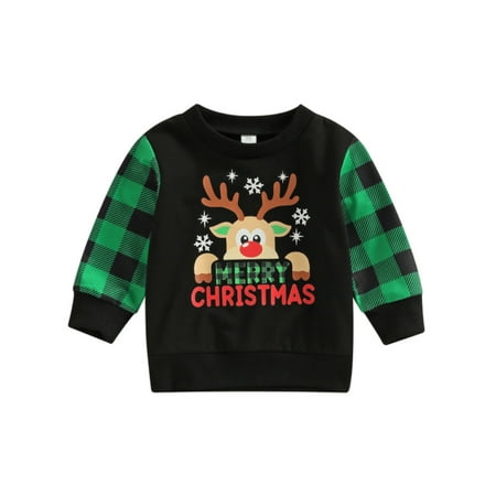 Glonme Girls Tops Long Sleeve Christmas Sweatshirt Xmas T-Shirt Holiday Casual Tee Loose Plaid Blouse Green 110cm
Glonme Girls Tops Long Sleeve Christmas Sweatshirt Xmas T-Shirt Holiday Casual Tee Loose Plaid Blouse Green 110cm